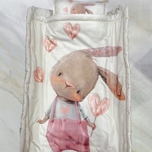تصویر سرویس خواب کودک و نوزاد سه تکه مسافرتی طرح خرگوش در وب سایت فروشگاه آنلاین سیسمونی تویکت